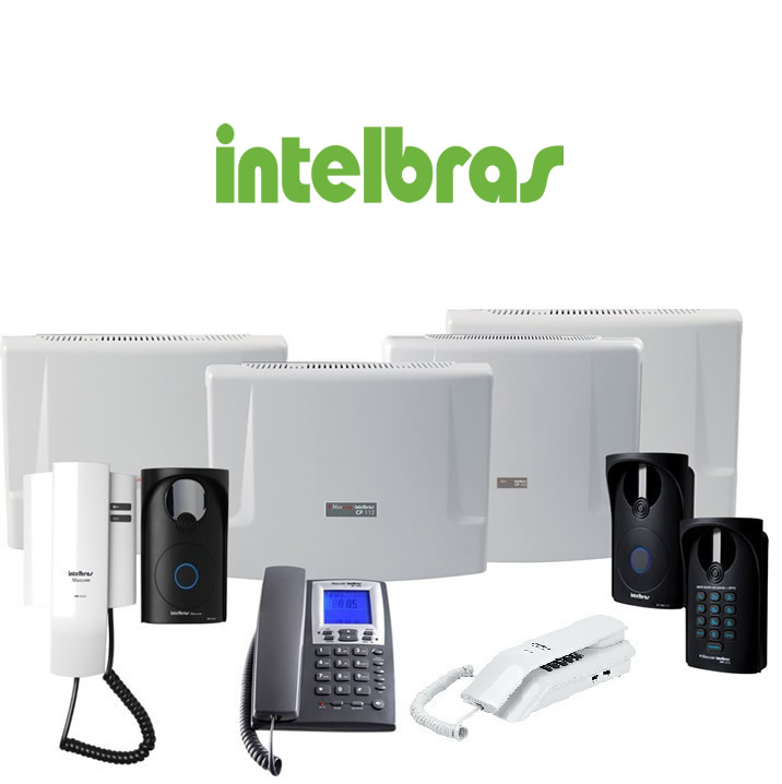 Centrais de interfones Intelbras. Goldtel
