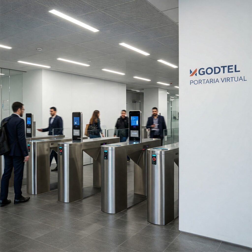 Catracas de Controle de acesso para empresas GOLDTEL