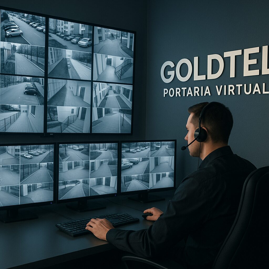 Central de portaria Remota Goldtel