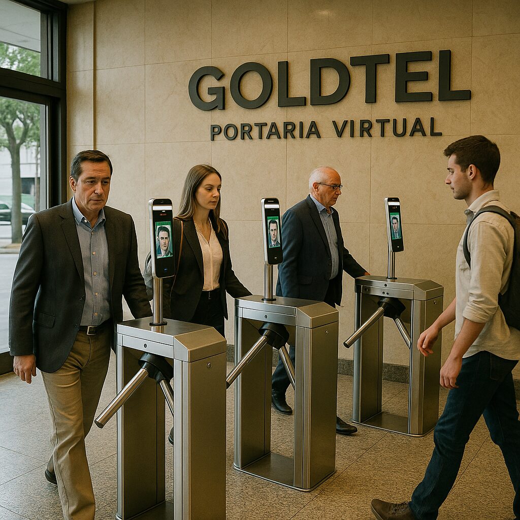 Controle de Acesso com Reconhecimento facial da Goldtel