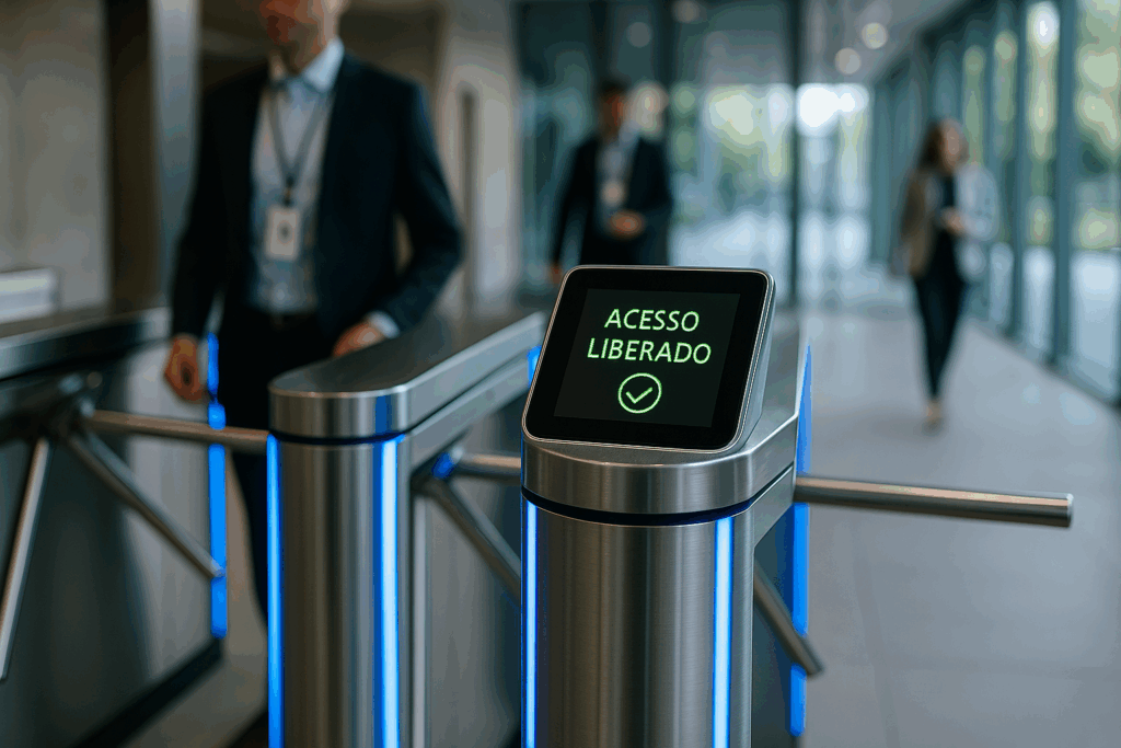 Catracas de controle de acesso