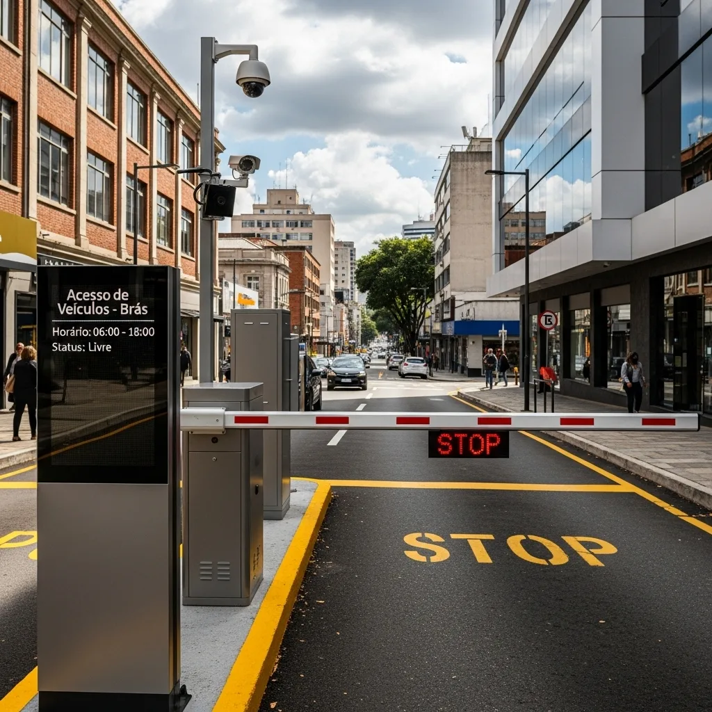 Controle de Acesso Veicular no Brás