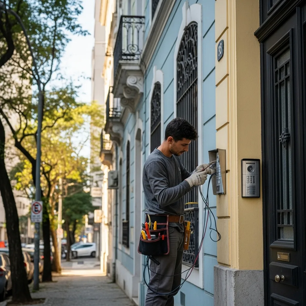 Instalação de Interfones na Vila Leopoldina
