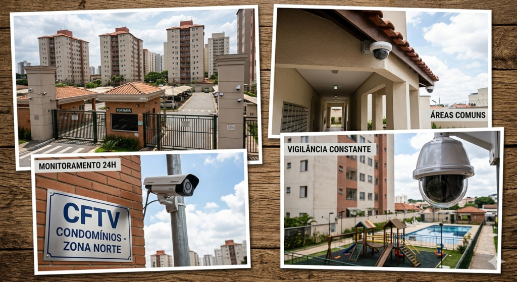 CFTV para condomínios na Zona Norte