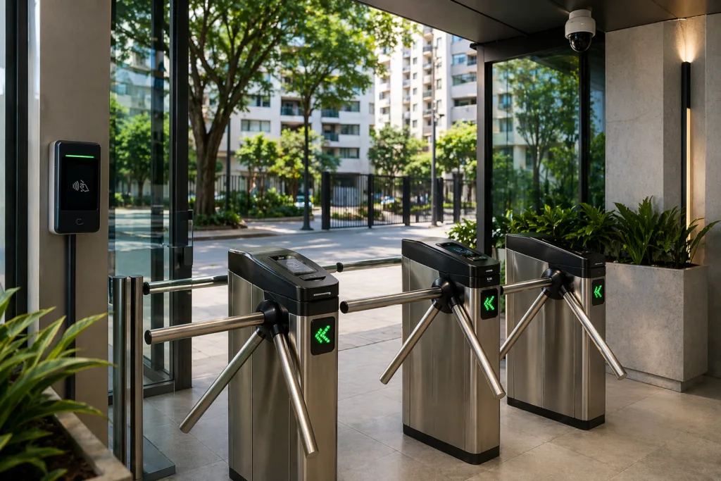 Controle de acesso no Jardim Paulista