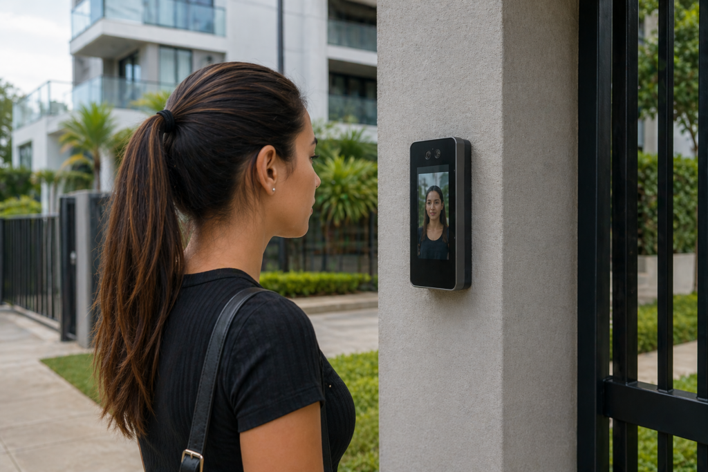 Controle biométrico na Santa Cecília
