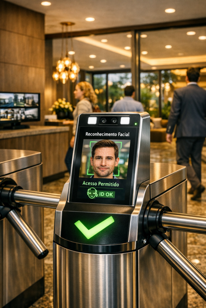 Controle de acesso no Jardim Paulista