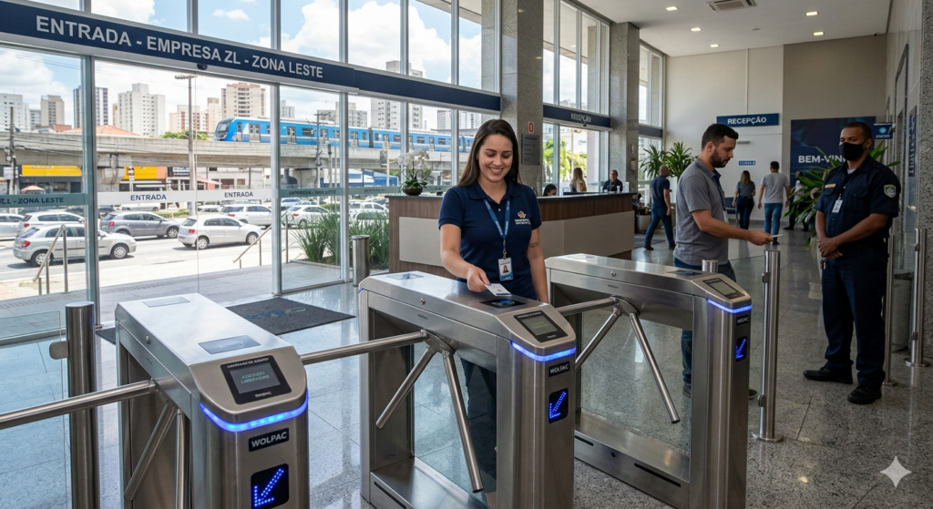 Catracas para empresa na Zona Leste